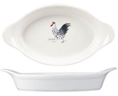 Handled Dish oval ovenproof
